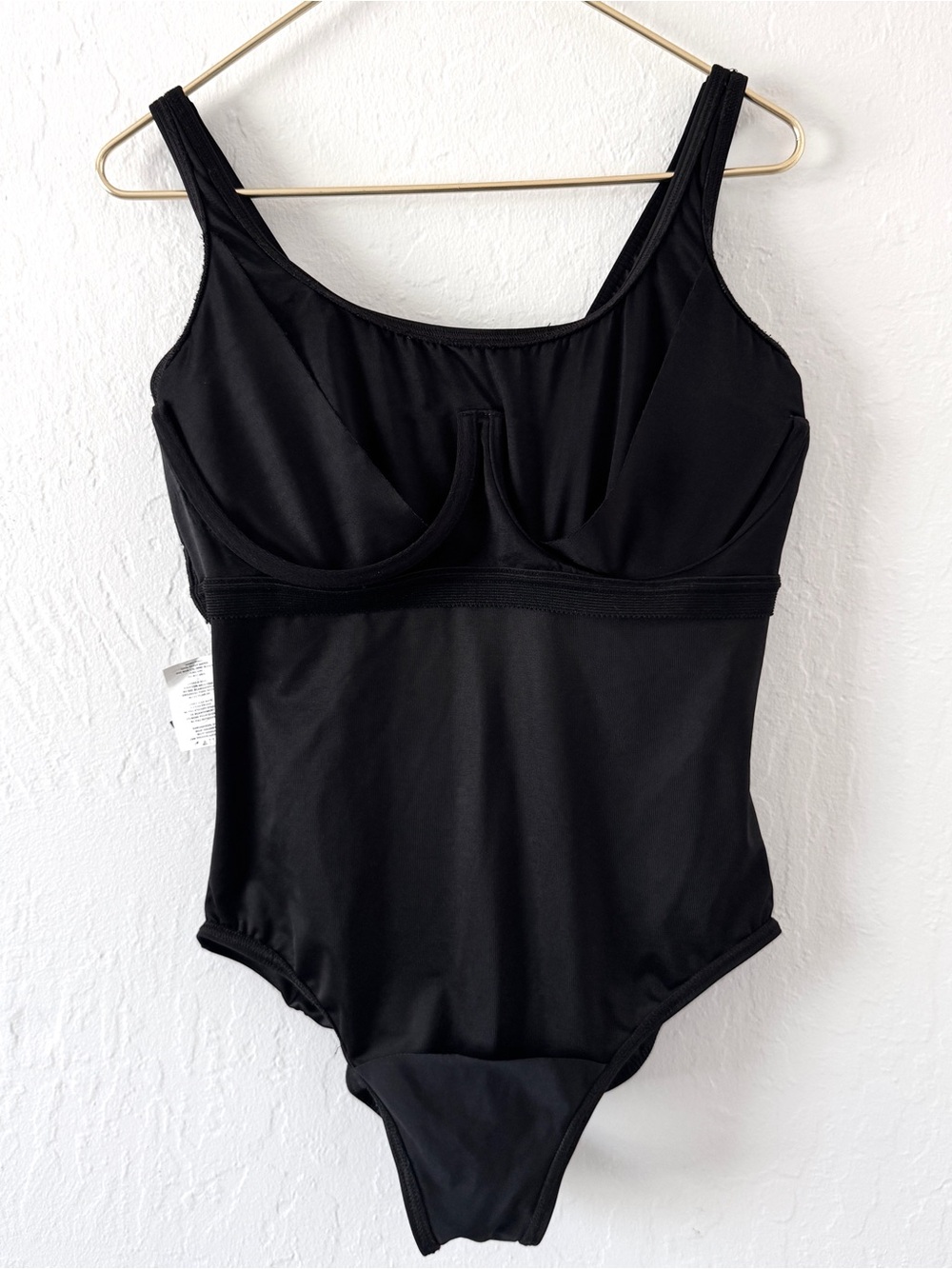 Miraclesuit DD-Cup Sideswipe One Piece Black Ruched One-Piece Swimsuit Size 14 - Picture 6 of 13